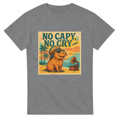 Glädjefylld capybara för karibisk avslappning och positivitet. Perfekt för stranden eller soffan. Inspirerad av reggae-klassikern.