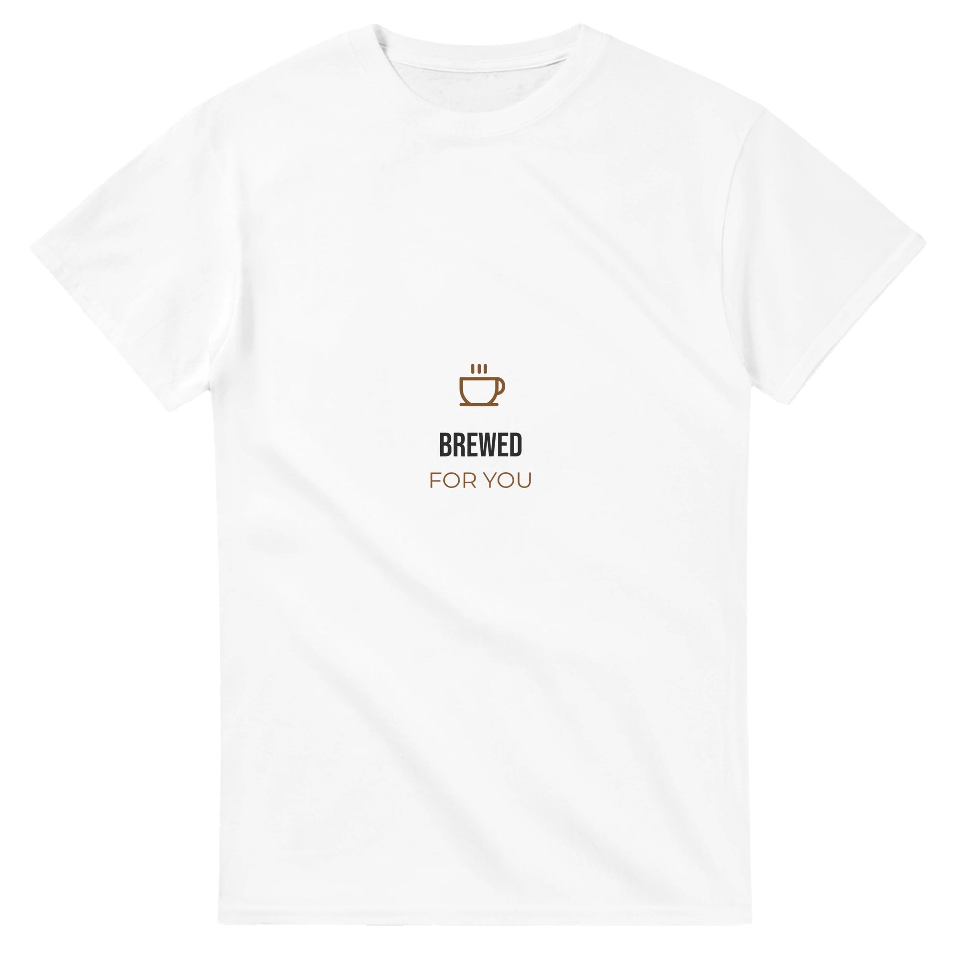 T-shirt för kaffekära pojkvänner. Perfekt present till morgonkaffet. Rolig design.