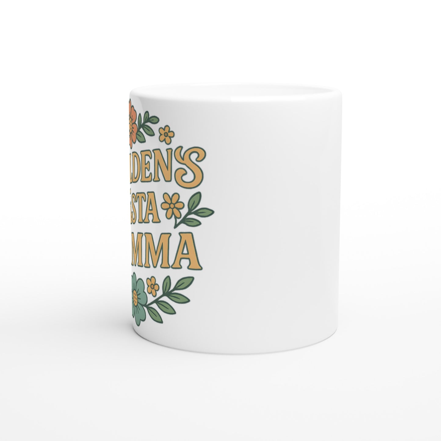 Vintageinspirerad mugg för kaffeälskande mamma. Perfekt present till världens bästa mamma!