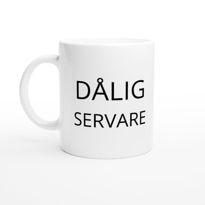 Mugg för spelare som minns misslyckade servar. Perfekt för kaffedrickare.
