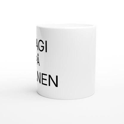 Mugg med fotbollstema som hyllar sportens oförutsägbara magi och passion.