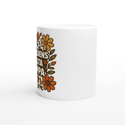 Pappamugg med charmiga blommor, perfekt gåva för världens bästa pappa!