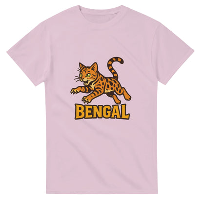 Unik T-shirt med livlig Bengal och djungeläventyr, perfekt för äventyrslystna.