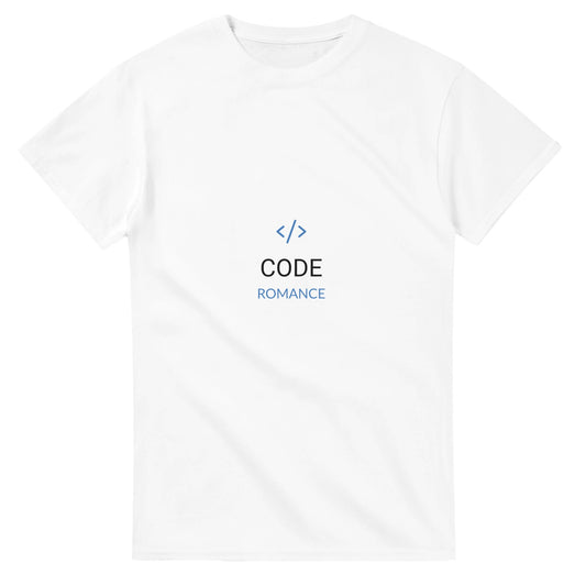 Modern IT-design för tech-pojkvännen. Code Romance, perfekt gåva.
