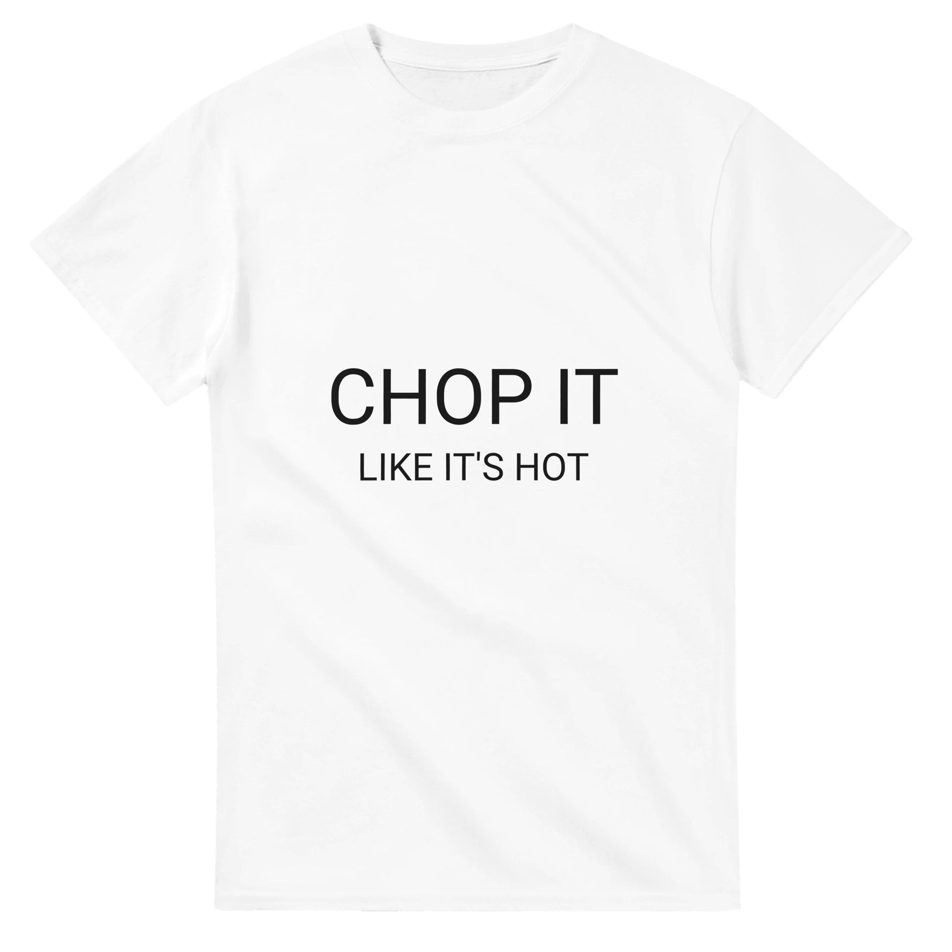 T-shirt med rolig text för kockar.
