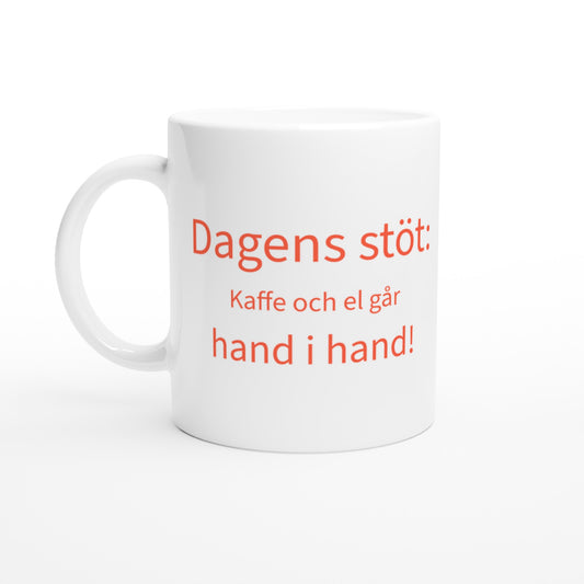 Elektrisk humoristisk påminnelse om vanlig dag med Daglig Stöt.