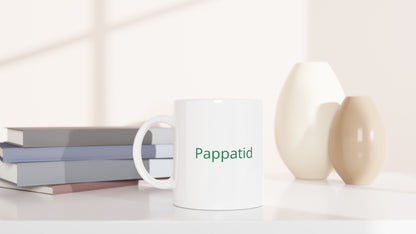 Pappatid - en hyllning till pappors egna stunder. Enkel men slagkraftig text.