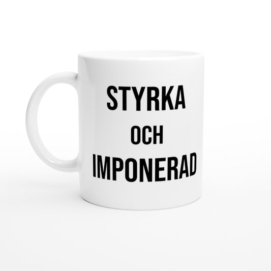 Mugg för kocken som kombinerar planering och improvisation för att skapa styrka i matlagningen.