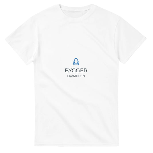 Elektriker t-shirt som symboliserar framtiden och deras roll i att forma den.