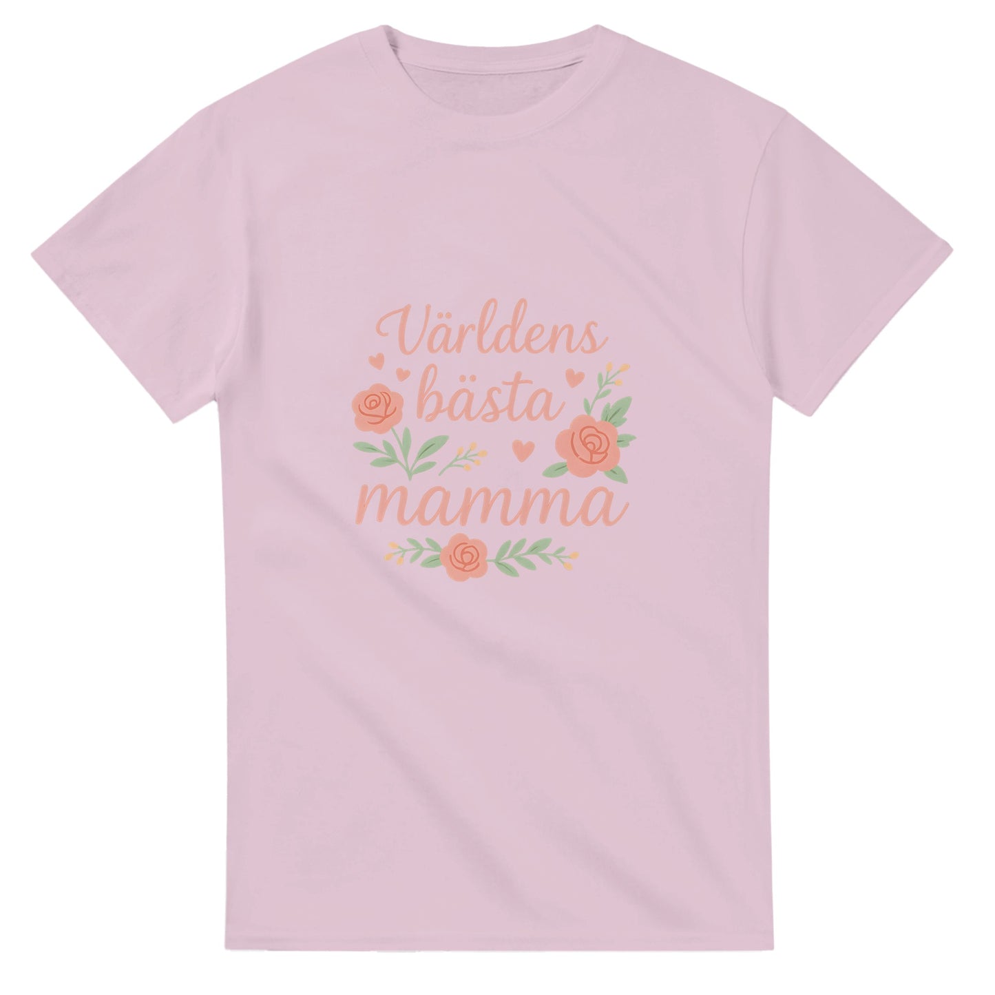 Mammahjärta i romantisk stil med mjuk text och kärleksfull design