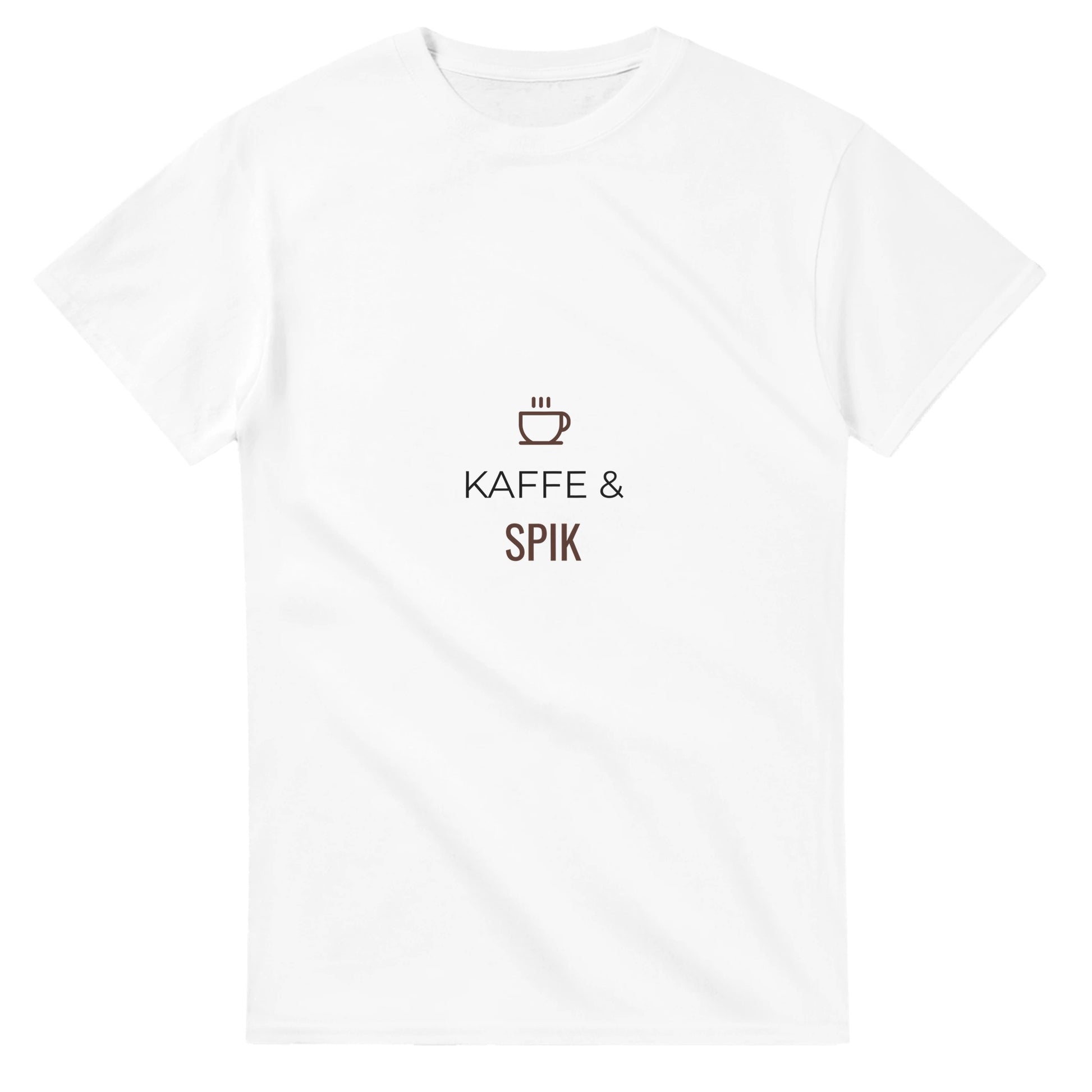 T-shirt för snickare med kaffe-ikon. Perfekt för dig som bygger bäst med en kopp i handen.