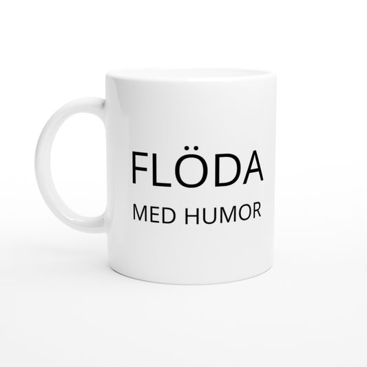 Mugg med rolig design som sprider glädje och skratt på jobbet. Perfekt för att njuta av varje ögonblick!