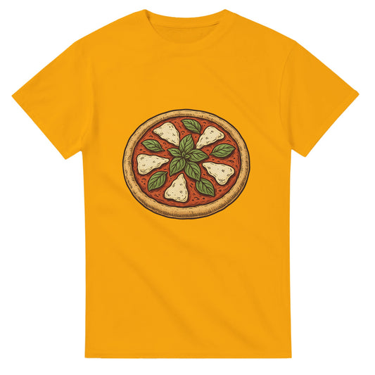 Retro Pizza T-shirt - En hyllning till Italiens smakfulla pizza i retrostil. Perfekt för pizzaälskaren!