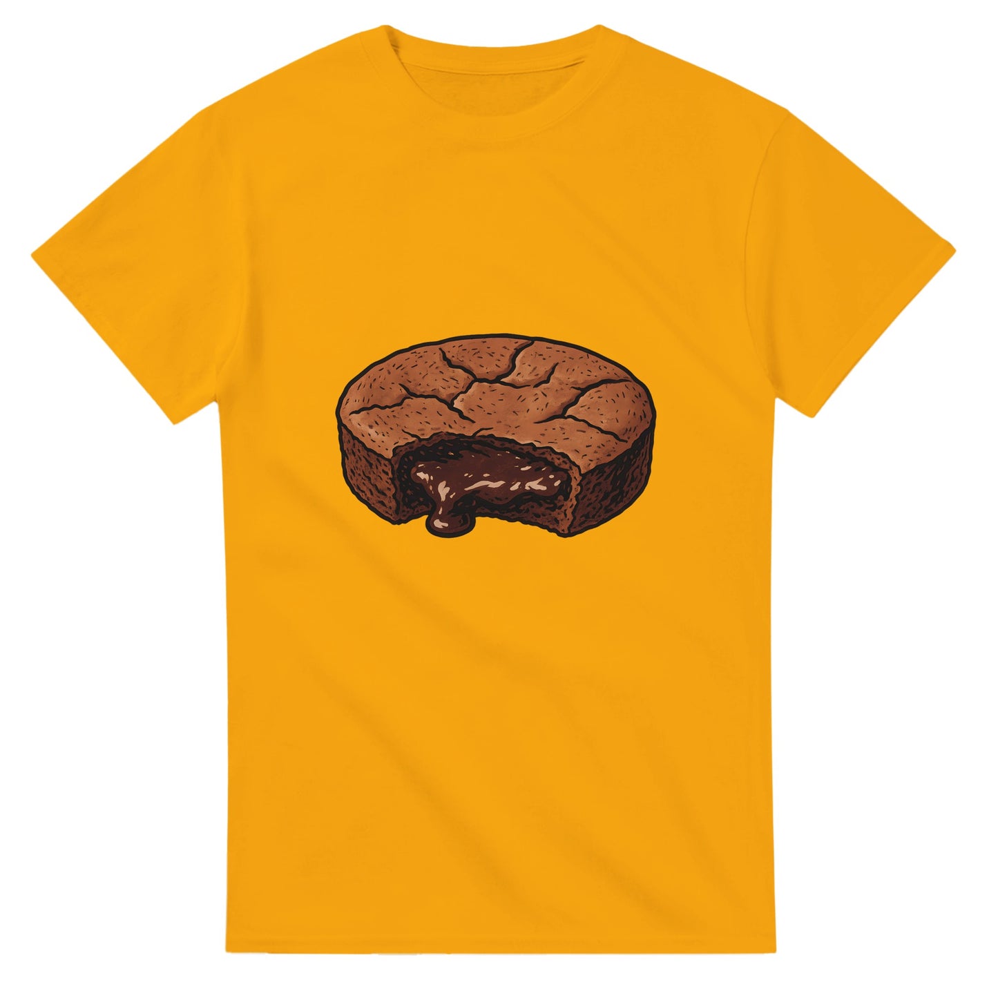 Kladdkaka T-shirt med chokladmagi för alla chokladälskare.