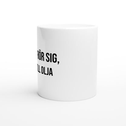 Mekaniker med olja nära till hands, redo för rörliga utmaningar.