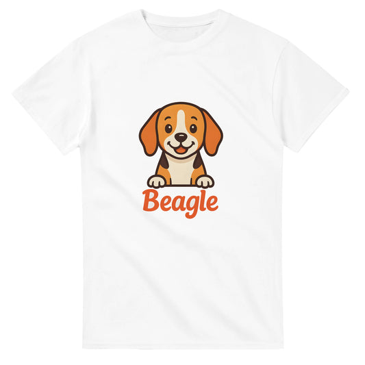 Beagle Bliss - Charmig design med lekfull font och en glad beagle. Perfekt för alla beagleälskare!