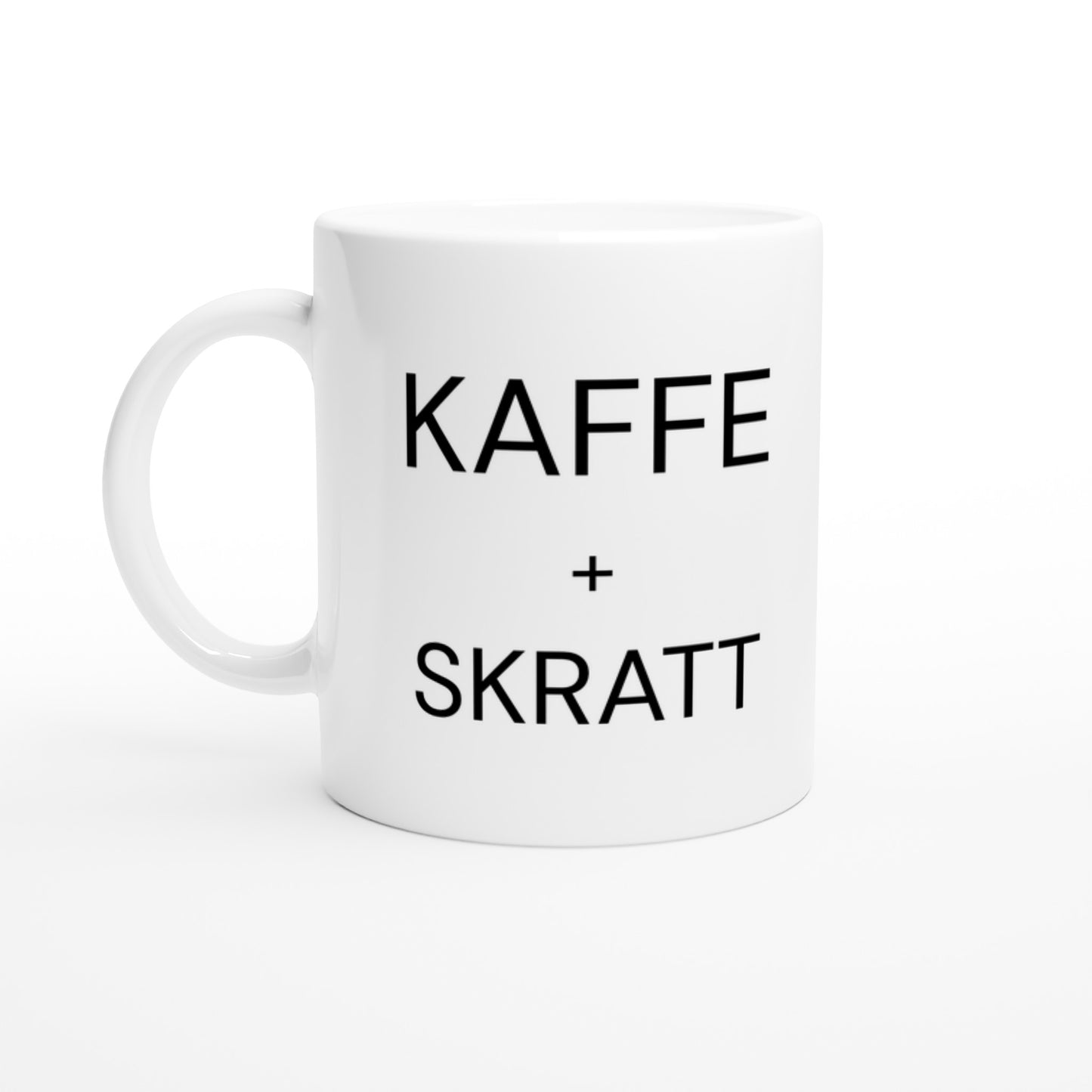 Kaffeskratt 8 - Humoristisk mugg för programmerare, skratta till kaffet!