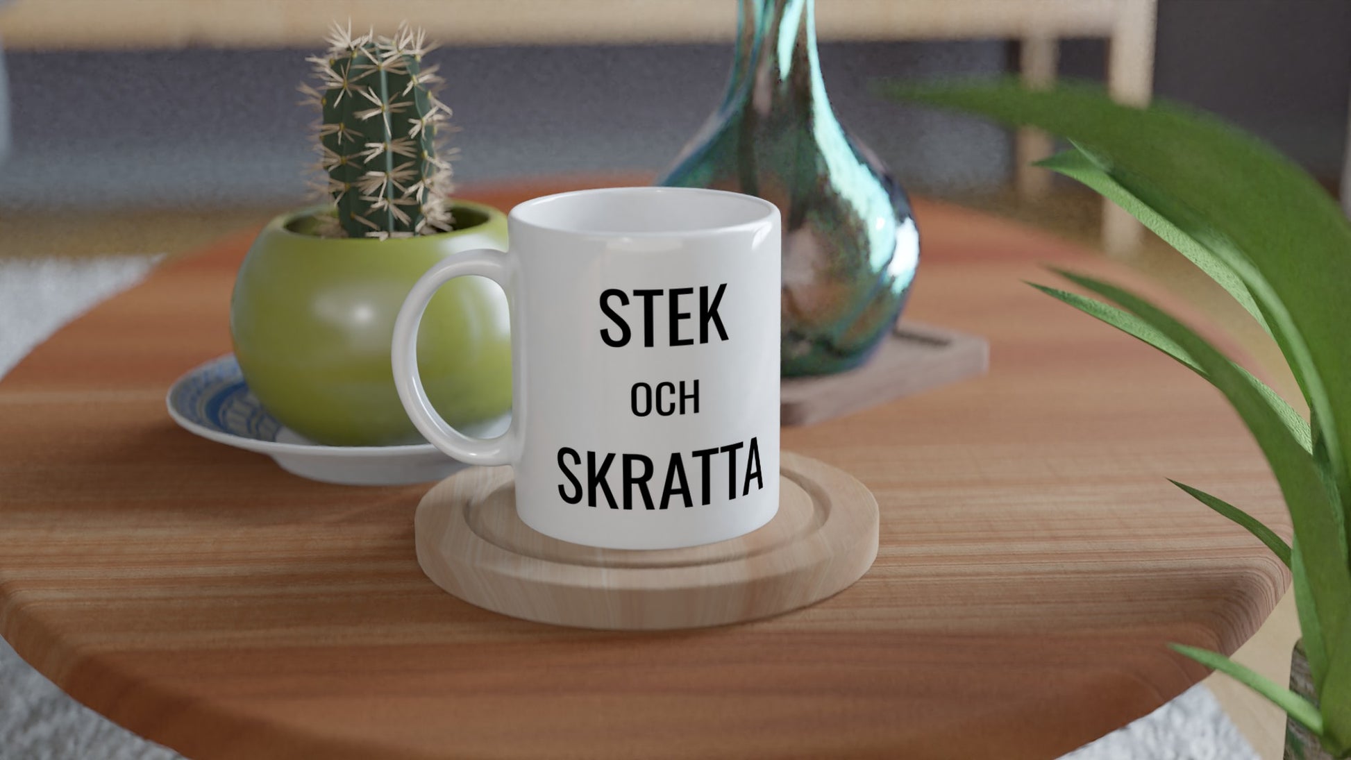 Mugg för den skrattande kocken. Perfekt start på dagen!