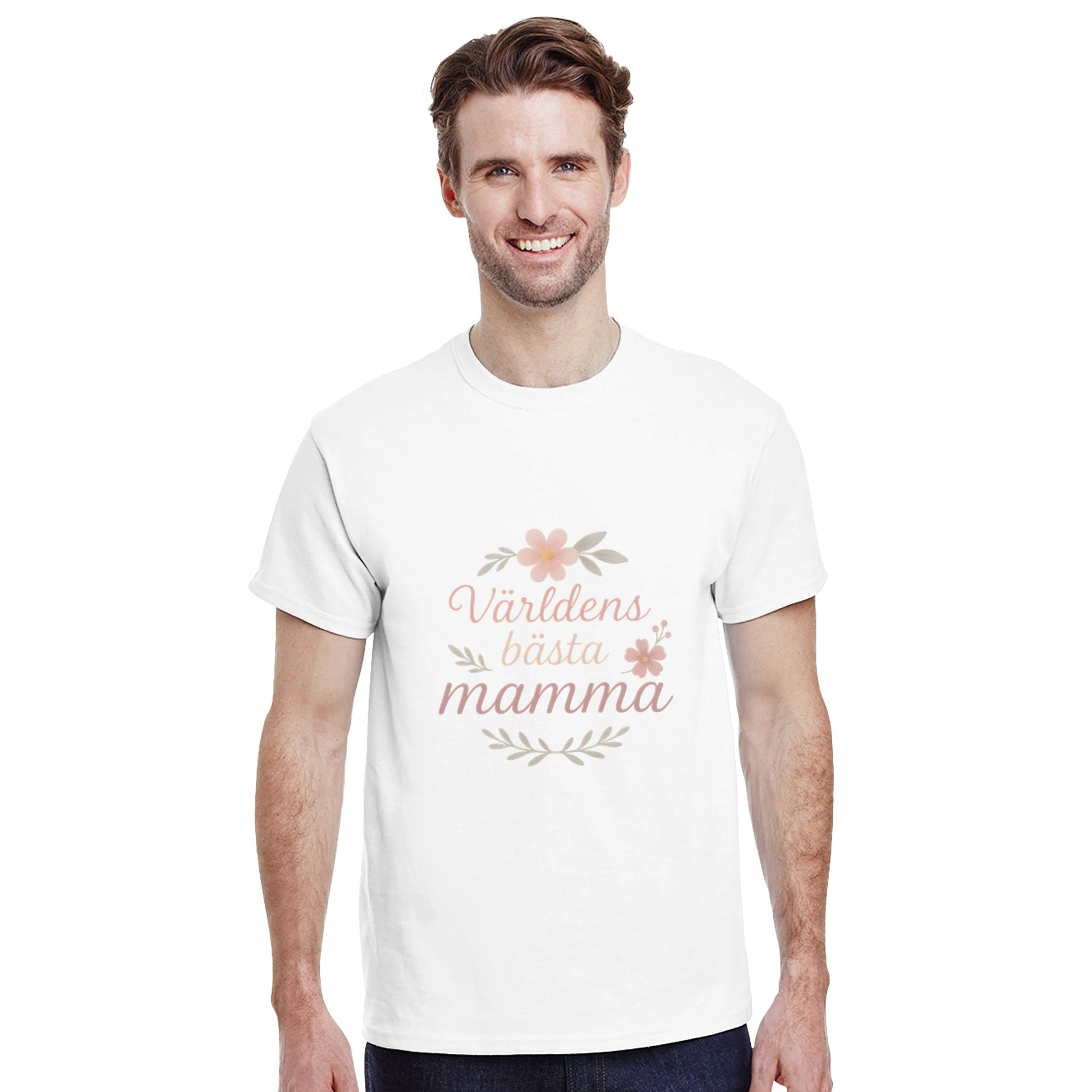Mjukt och romantiskt mamma-tema med luftiga former.