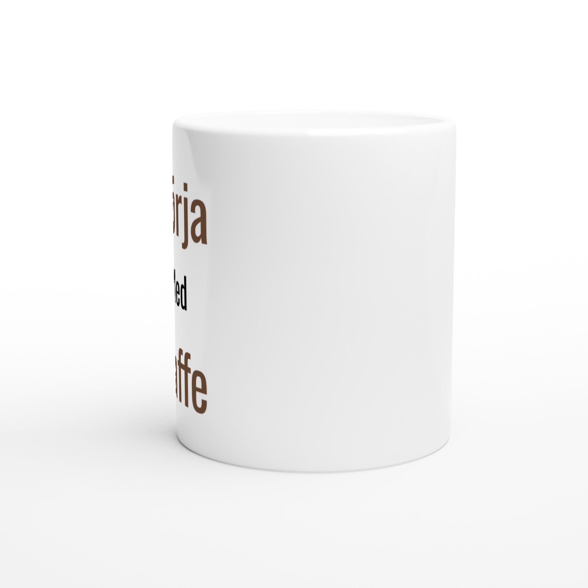 Kaffe-mugg för energifyllda mornar, balanserad design för en elegant start på dagen. Perfekt för kaffedrickare!