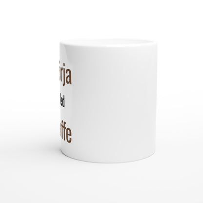 Kaffe-mugg för energifyllda mornar, balanserad design för en elegant start på dagen. Perfekt för kaffedrickare!