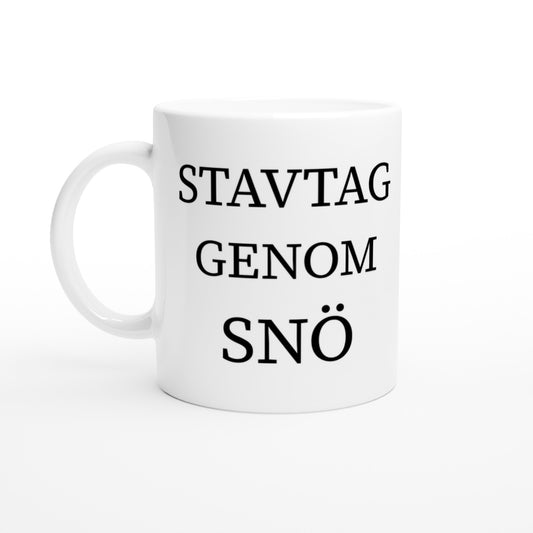 Stavtag & Snö - Perfekt för vinterälskaren som tar stavtag genom snöiga landskap.