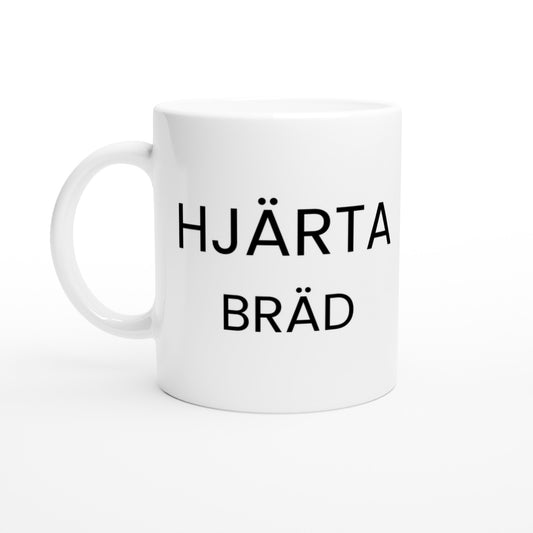 Kärleksfull mugg för kaffedrickare och skrattälskare