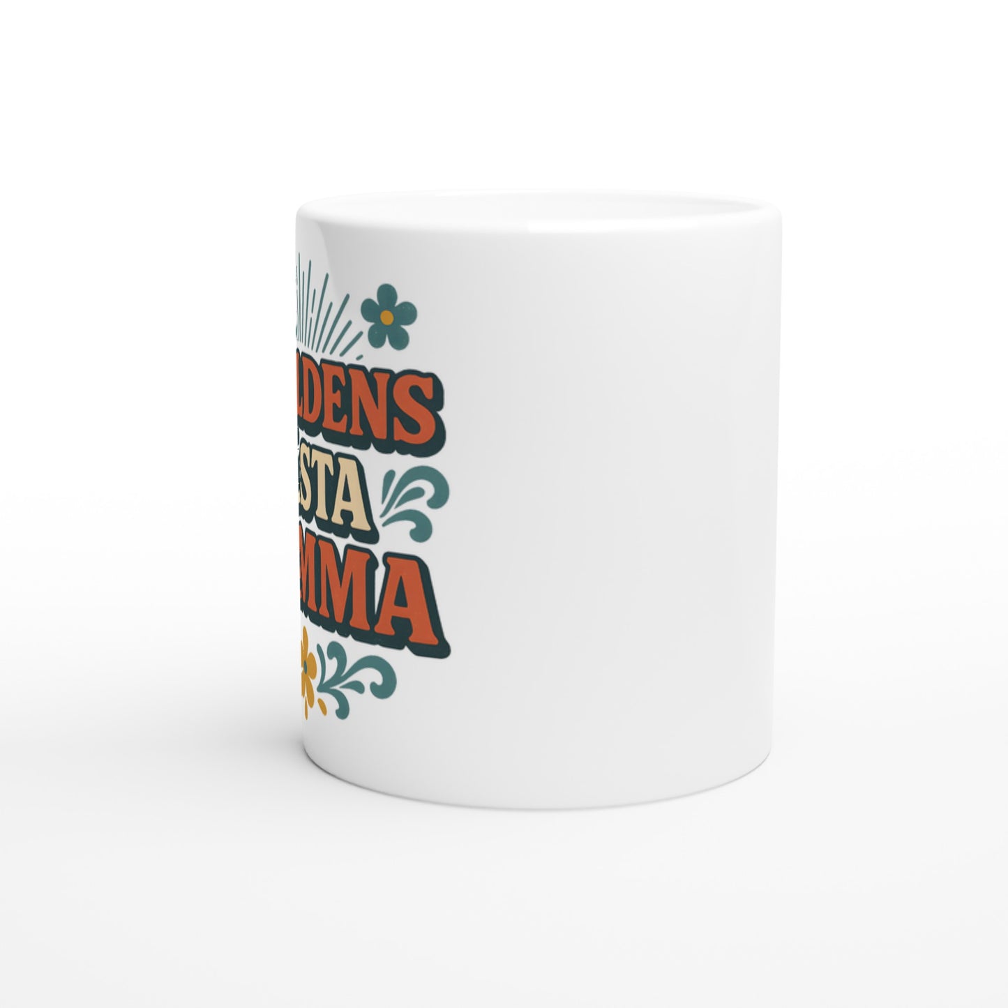 Mugg med nostalgi för världens bästa retro mamma i vintage stil.