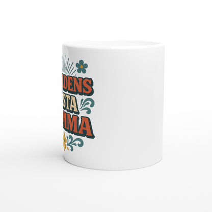 Mugg med nostalgi för världens bästa retro mamma i vintage stil.