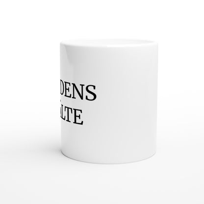 Mugg med texten Kundens Hjälte för att visa din kundserviceanda. Perfekt för kaffepausen på kontoret.