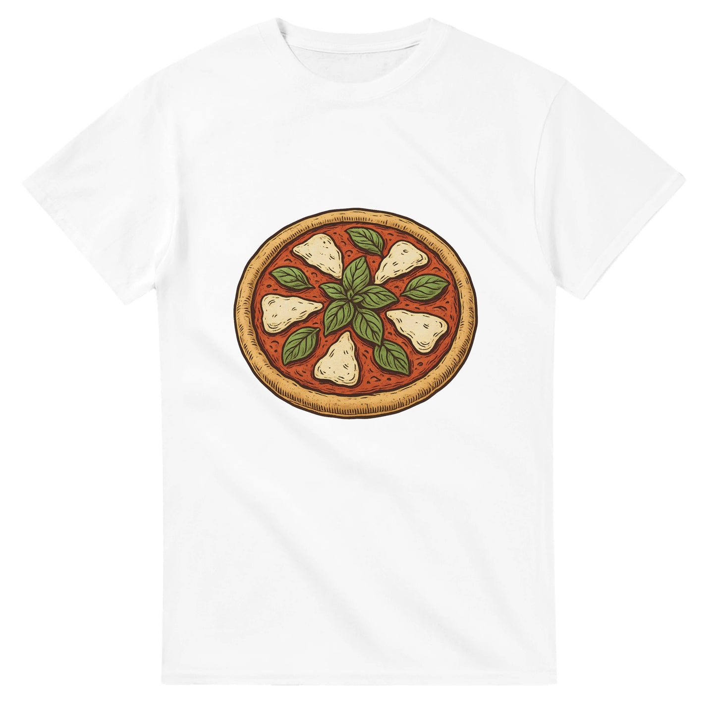 Retro Pizza T-shirt - En hyllning till Italiens smakfulla pizza i retrostil. Perfekt för pizzaälskaren!