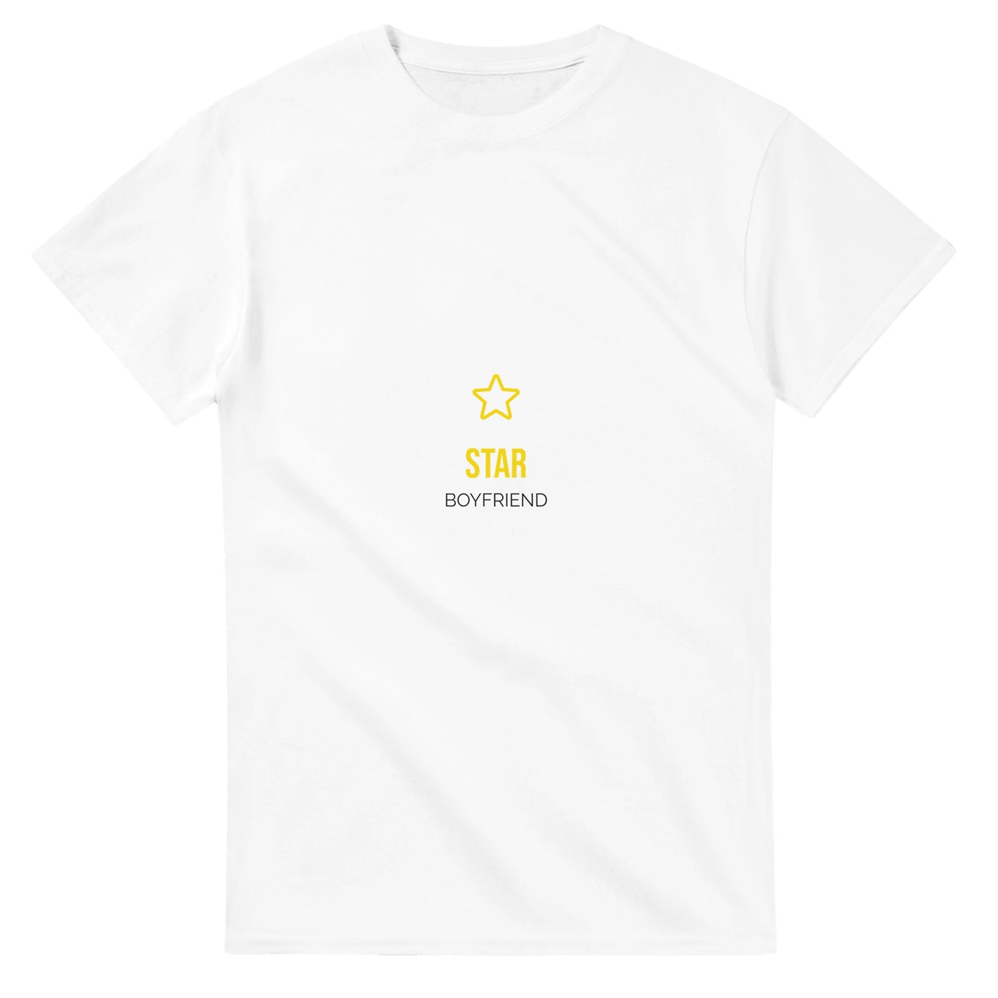 Rolig t-shirt med stjärnglans för den speciella pojkvännen - Star Boyfriend