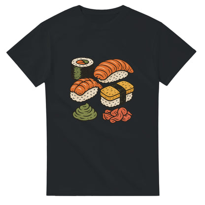Sushi Nostalgia - En perfekt mix av klassisk och modern japansk matkultur. Fira med denna nostalgiska sushi-design.
