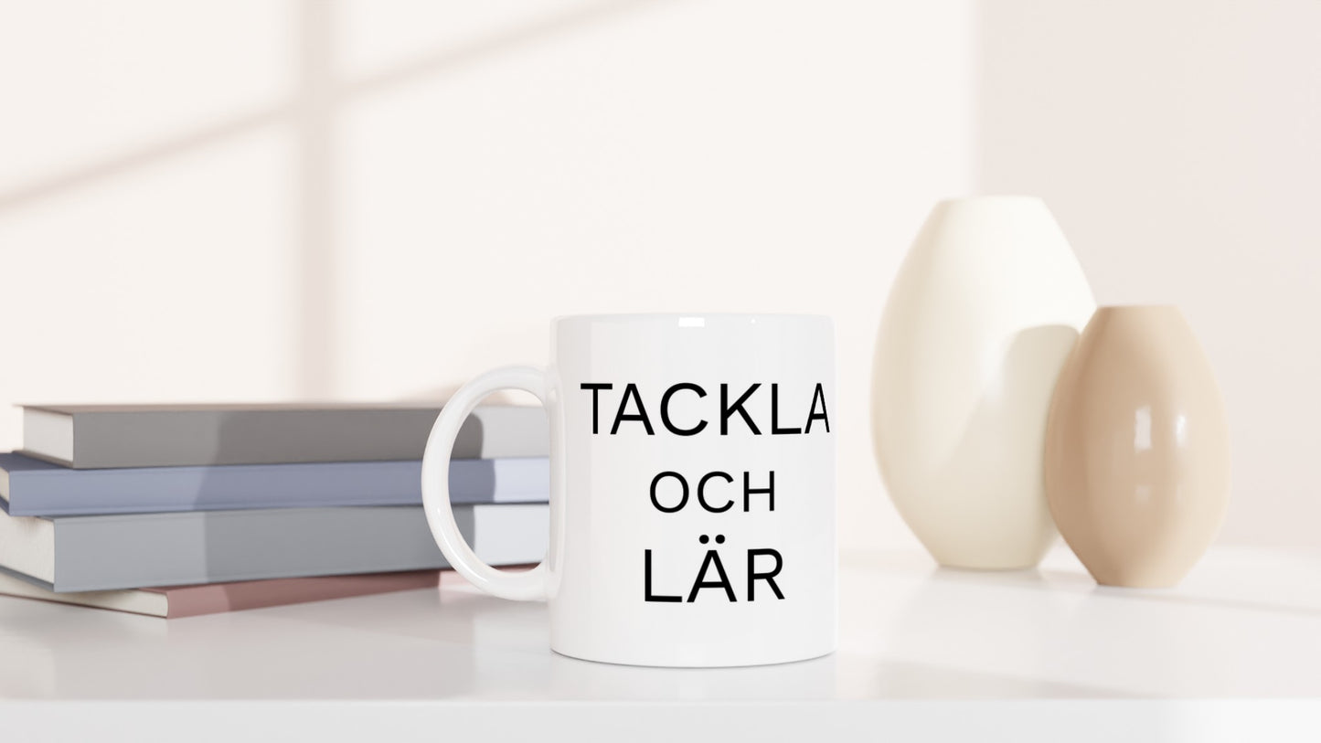 Tackla och Lär - en inspirerande mugg med hockeylärdomar för varje träning.