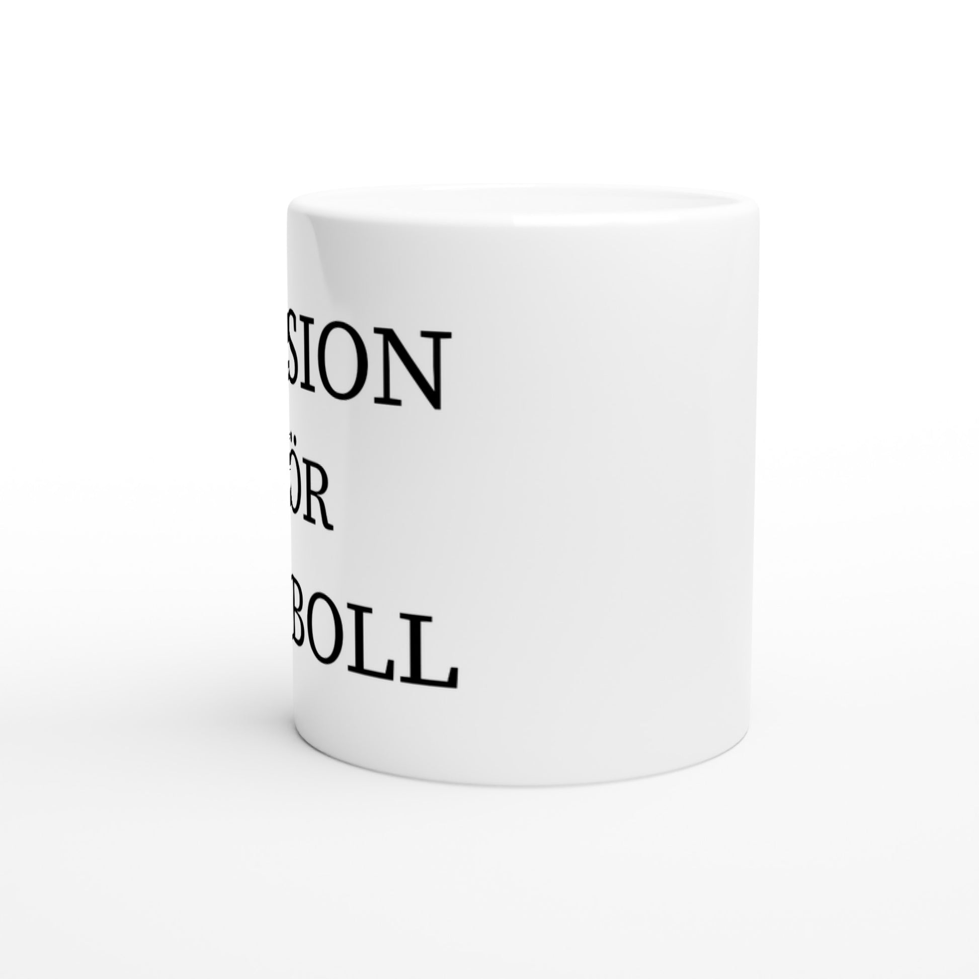 Mugg för fotbollsfantaster som aldrig ger upp sin passion.