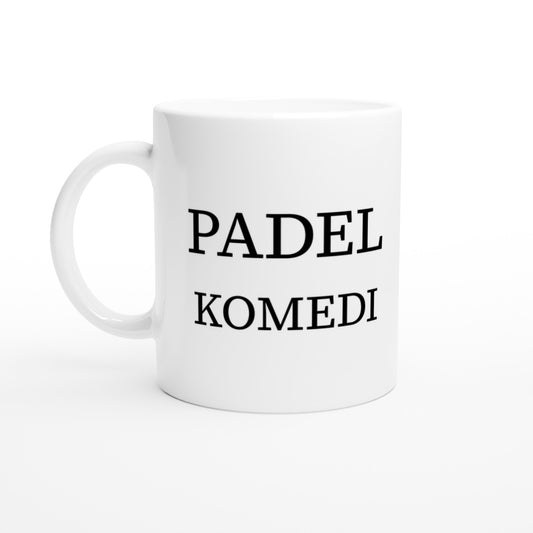 Rolig padelhyllning för älskare av sporten. Skratt och kul på planen med Padel Comedy. Perfekt för padelentusiaster!