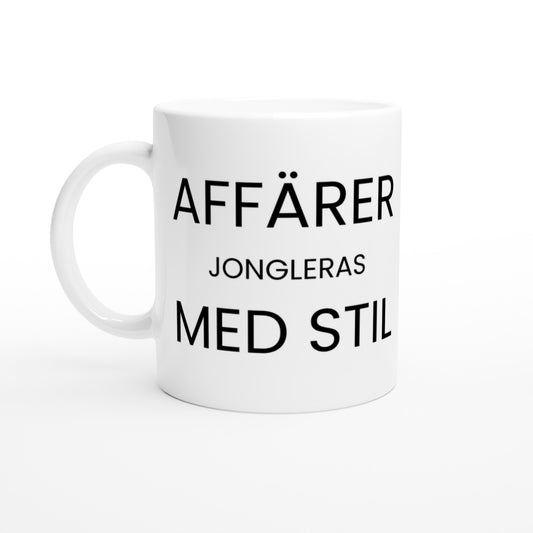 Affärsjonglör - perfekt för den mångsidiga säljaren som hanterar flera uppgifter samtidigt.