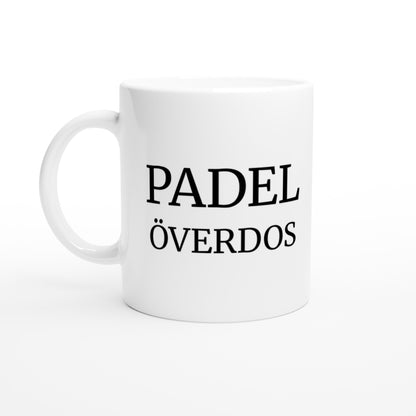 Padelmugg för den överbefruktna spelaren. Fånga intensiteten och kärleken till spelet med denna mugg.