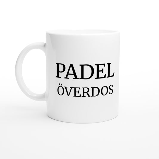 Padelmugg för den överbefruktna spelaren. Fånga intensiteten och kärleken till spelet med denna mugg.