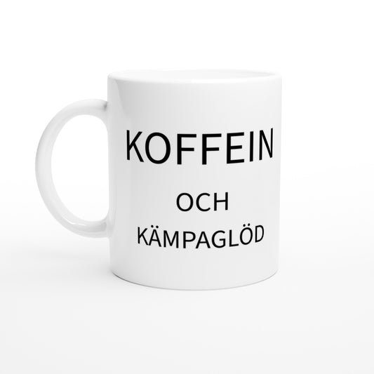 Sjuksköterska med koffein och kämpaglöd