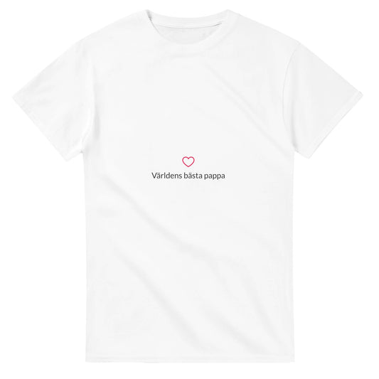 Färgglatt hjärta med kontrastrik text - perfekt present till pappa!