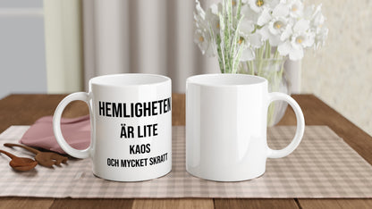 Kockens hemlighet - ledtråd på mugg för kökets framgång