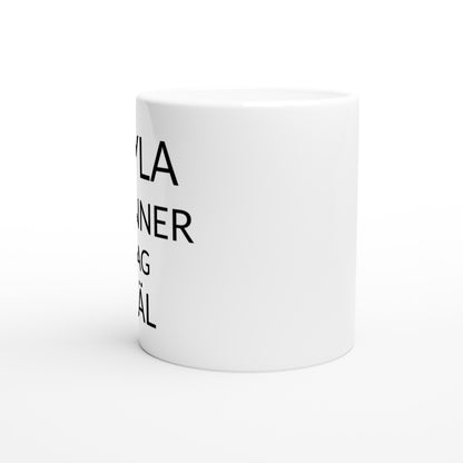Mugg för kallt väder och skratt.