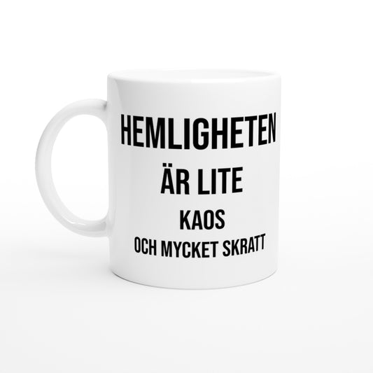 Kockens hemlighet - ledtråd på mugg för kökets framgång