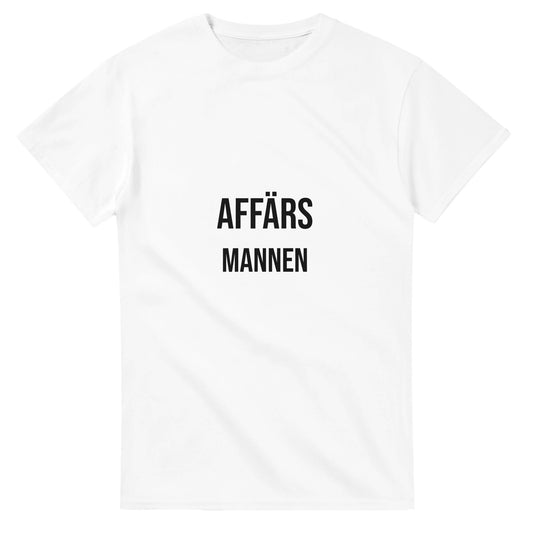 Karismatisk affärsmannen med djärv och självsäker design för framgångsrik försäljning.