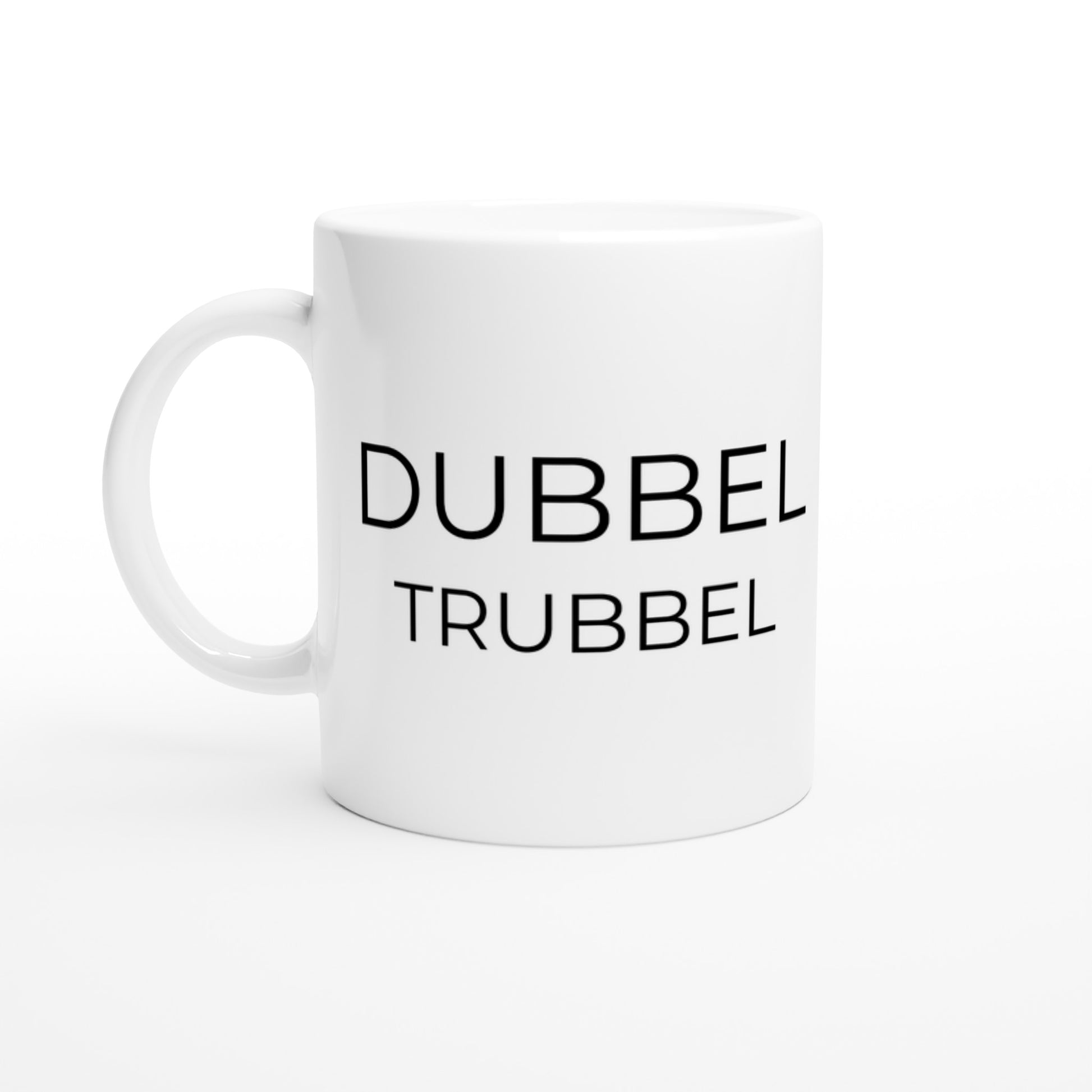 Dubbla nöjen med denna skämtsamma mugg för dubbelspelare! Perfekt för att fira dubbelmatcher.