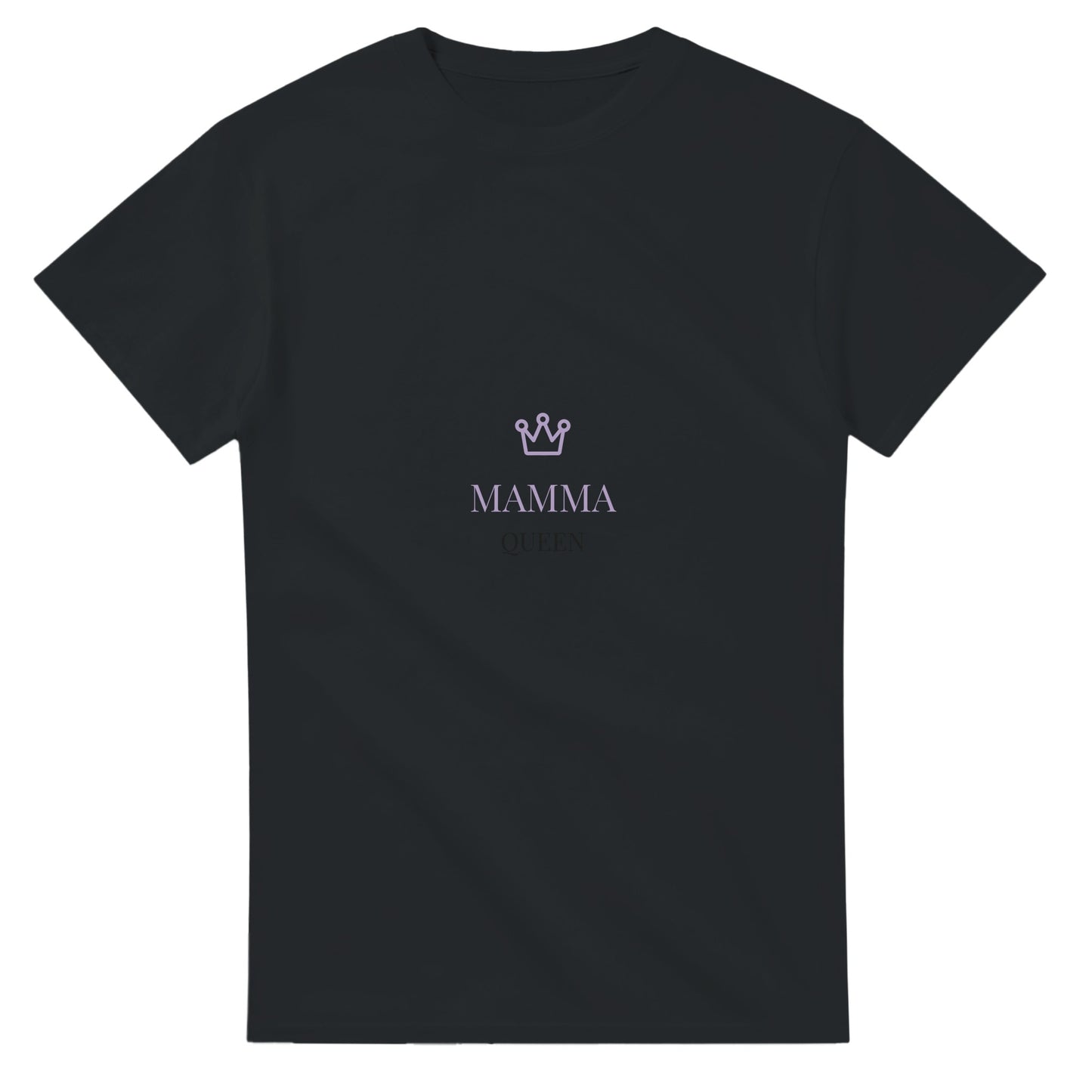 T-shirt med kronikon och text för drottningar till mammor - Mamma Queen
