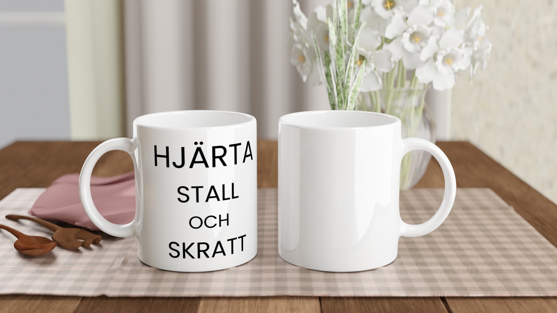 Stallkärlek - en härlig design med humor för hästälskaren.