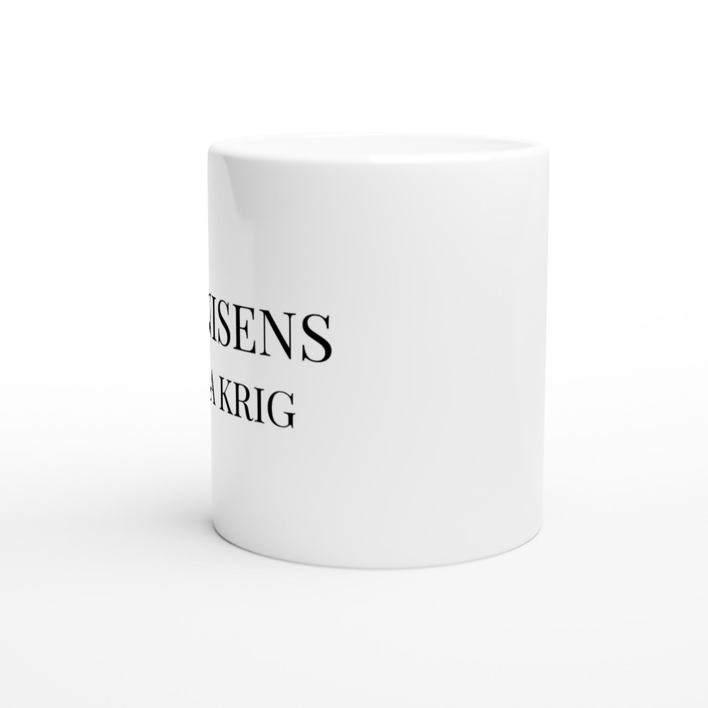 Mugg för tennisspelare som förstår spelet som ett tyst krig. Perfekt för den taktiska spelaren.
