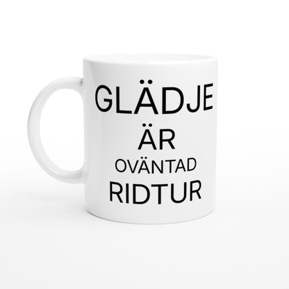 Sadelglädje - en påminnelse om vår kärlek till ridning, trots fall och motgångar.
